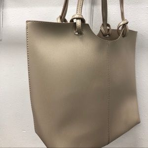 Neiman Marcus vegan leather tote bag